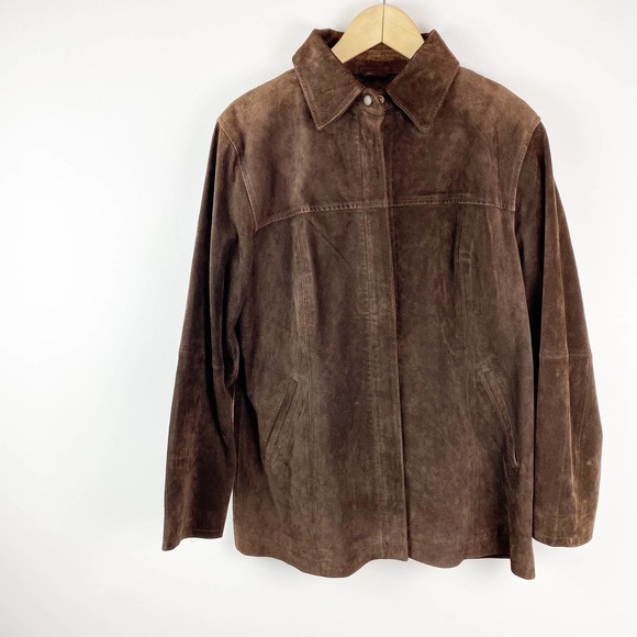 Ami Alexandre Mattiussi Other - RARE VINTAGE Brown Leather Suede Jacket Men's Medium Retro 70s A.M.I.